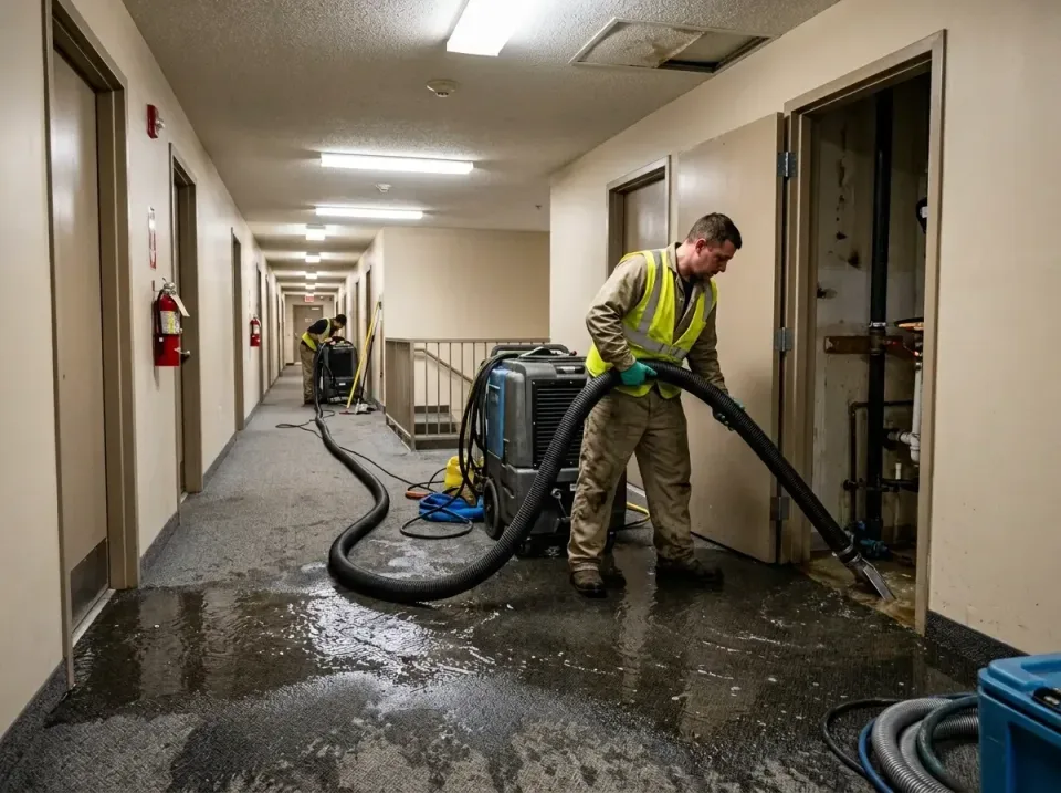 multi-unit-apartment-hallway-f-005 — frequently asked questions, Emergency Burst Pipe Water Extraction & Removal in Lyons, IL